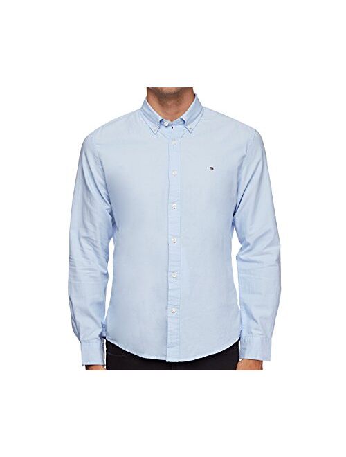 Tommy Hilfiger Mens Custom Fit Long Sleeve Buttondown Shirt