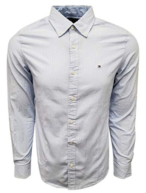 Tommy Hilfiger Mens Custom Fit Long Sleeve Buttondown Shirt