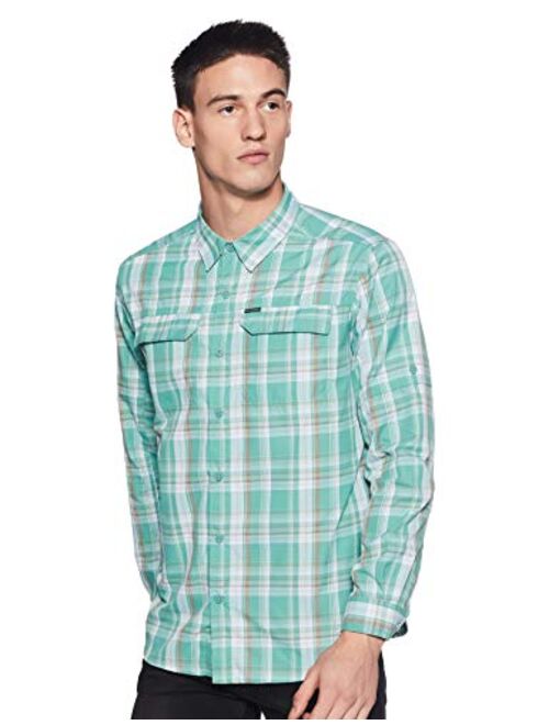 Columbia Men's Silver Ridge 2.0 Plaid Long Sleeve Shirt, UV Sun Protection, Moisture Wicking Fabric