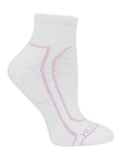 Women's CoolZone Cotton Cushioned Crew Socks, 5-Pack