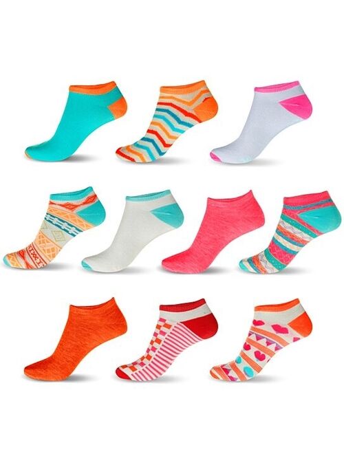 20-Pair Mystery Deal: Womens Breathable Colorful No Show Low Cut Ankle Socks