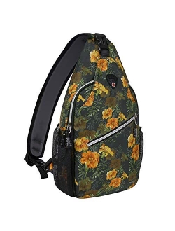 Mosiso Polyester Sling Chest Backpack for Men Women Shoulder Bags Crossbody Outdoor Sport Bag