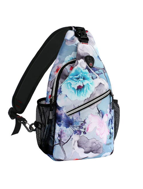 Mosiso Polyester Sling Chest Backpack for Men Women Shoulder Bags Crossbody Outdoor Sport Bag