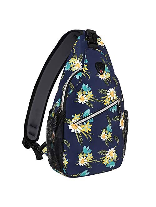 Mosiso Polyester Sling Chest Backpack for Men Women Shoulder Bags Crossbody Outdoor Sport Bag