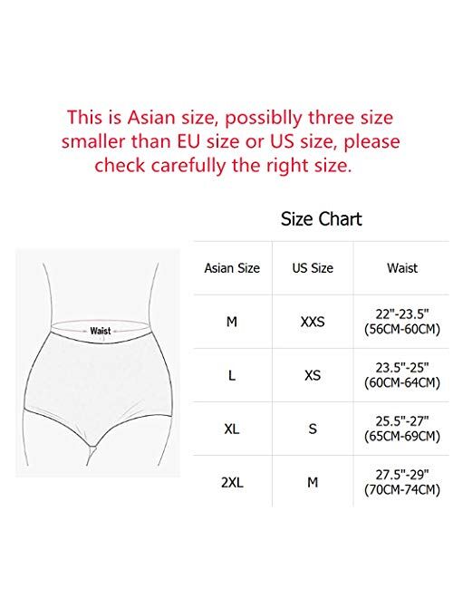 Pholeey Womens Underwear Sexy Lace Underwear High Waisted Ladies Brief Panties for Women 5-Pack