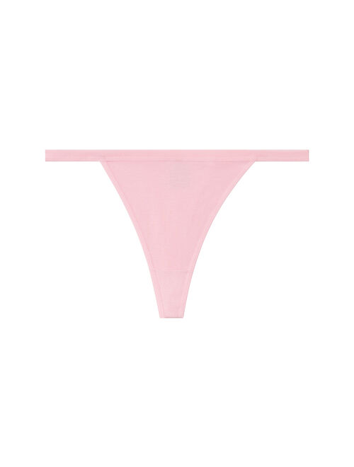 Nabtos Women's Underwear Cotton Basic Panties Thongs Pastel Colors pack of 6