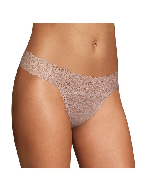 Women's Maidenform All-Over Lace Thong Panty DMESLT