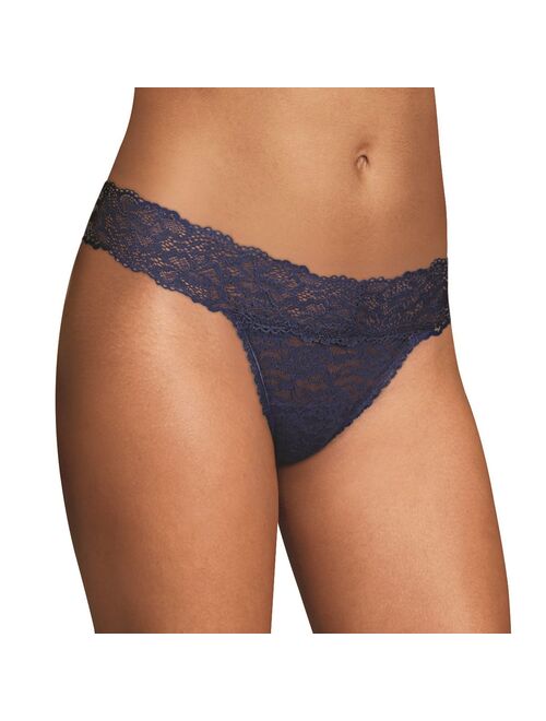 Women's Maidenform All-Over Lace Thong Panty DMESLT