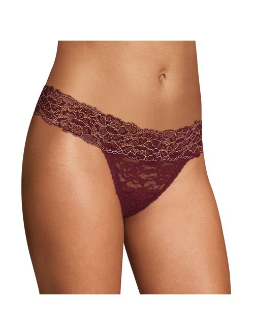 Women's Maidenform All-Over Lace Thong Panty DMESLT