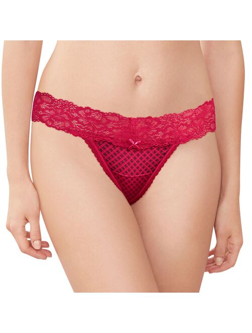 Women's Maidenform All-Over Lace Thong Panty DMESLT