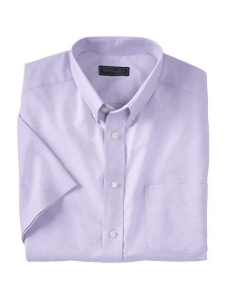 KingSize KS Signature Men's Big and Tall Wrinkle-Resistant Short-Sleeve Oxford Dress Shirt