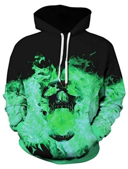 Unisex 3D Graphic Printed Hoodies Pullover Sweatshirt Pockets