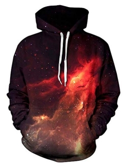 Unisex 3D Graphic Printed Hoodies Pullover Sweatshirt Pockets