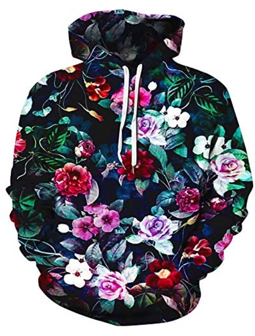 Unisex 3D Graphic Printed Hoodies Pullover Sweatshirt Pockets