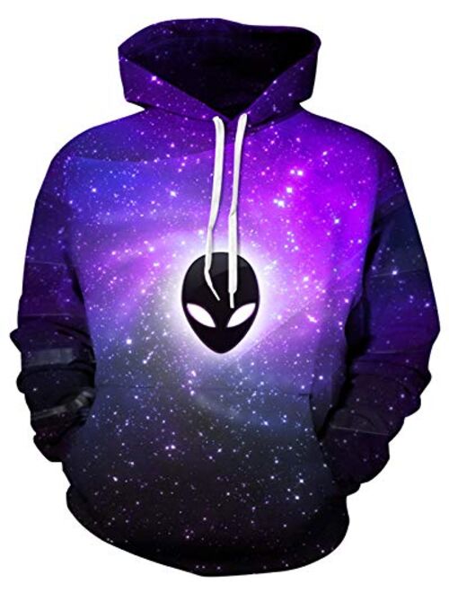 Unisex 3D Graphic Printed Hoodies Pullover Sweatshirt Pockets