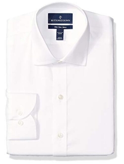 Amazon Brand - Buttoned Down Men's Slim Fit Non-Iron Micro Twill Dress Shirt