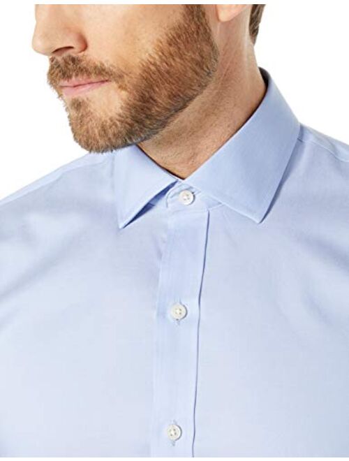 Amazon Brand - Buttoned Down Men's Slim Fit Non-Iron Micro Twill Dress Shirt