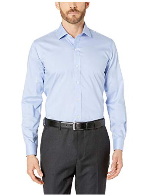 Amazon Brand - Buttoned Down Men's Slim Fit Non-Iron Micro Twill Dress Shirt