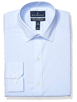 Amazon Brand - Buttoned Down Men's Tailored Fit Performance Tech Stretch Dress Shirt