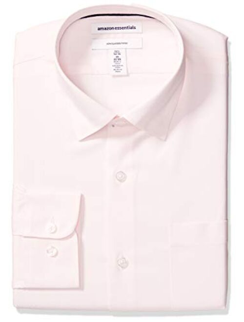 Amazon Essentials Men's Slim-fit Wrinkle-Resistant Stretch Dress Shirt