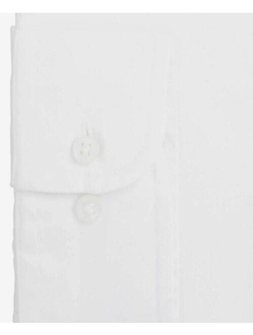 $135 Club Room 16.5 34/35 Men's Regular-Fit White Long-Sleeve Button Dress Shirt