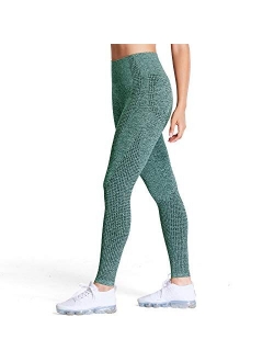 Aoxjox Women's High Waist Workout Gym Vital Seamless Leggings Yoga Pants