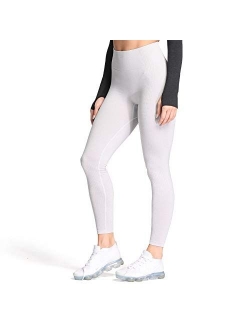 Aoxjox Women's High Waist Workout Gym Vital Seamless Leggings Yoga Pants