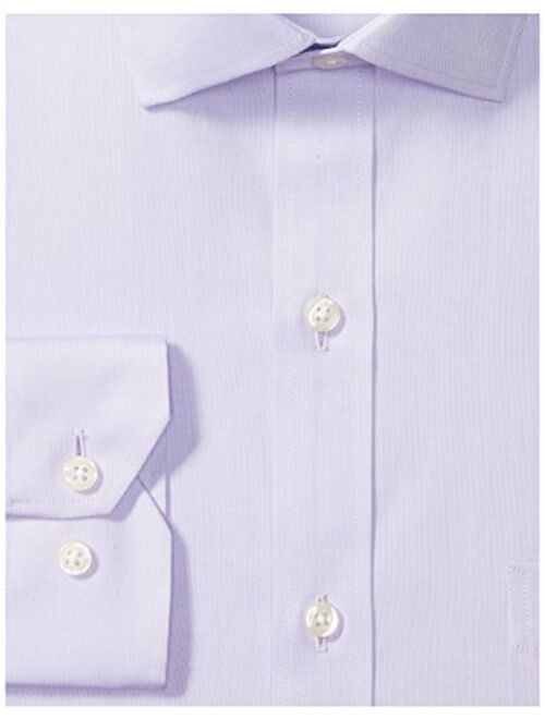 Buttoned Down Men's Tailored Fit Spread Collar Solid Non-Iron Dress Shirt