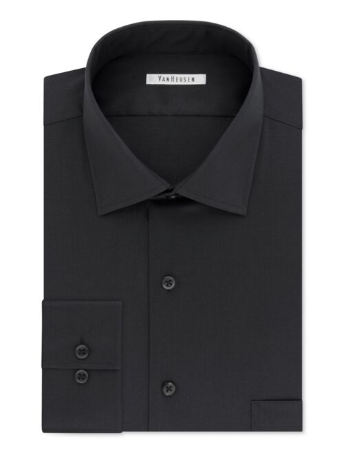 Van Heusen Men's Classic-Fit Wrinkle Free Flex Collar Stretch Solid Dress Shirt