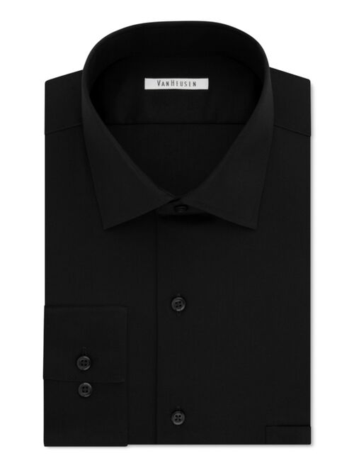 Van Heusen Men's Classic-Fit Wrinkle Free Flex Collar Stretch Solid Dress Shirt