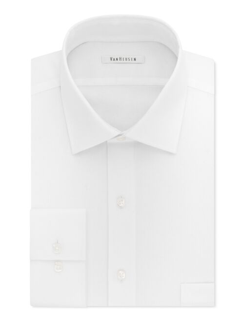 Van Heusen Men's Classic-Fit Wrinkle Free Flex Collar Stretch Solid Dress Shirt