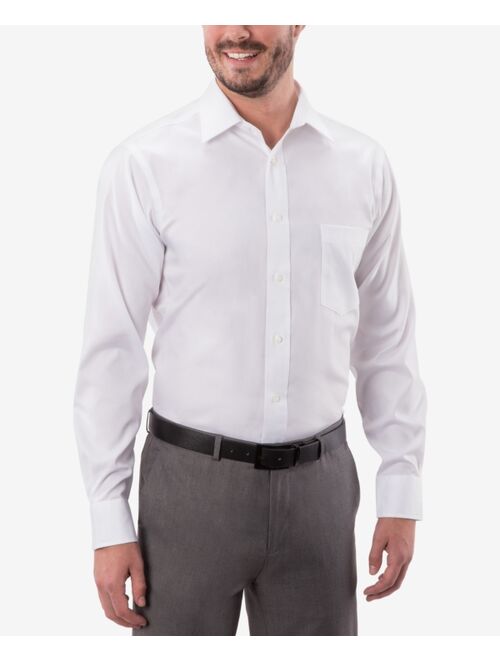 Eagle Men's Classic-Fit Stretch Collar Non-Iron Solid Dress Shirt