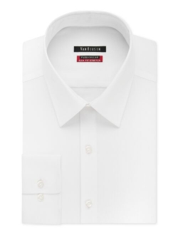 Men's Slim-Fit Flex Collar Stretch Solid Dress Shirt