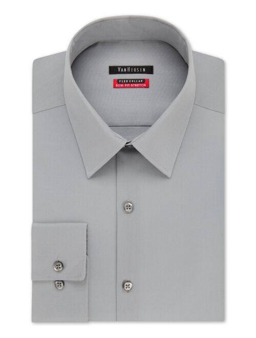 Van Heusen Men's Slim-Fit Flex Collar Stretch Solid Dress Shirt