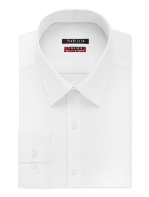 Van Heusen Men's Slim-Fit Flex Collar Stretch Solid Dress Shirt