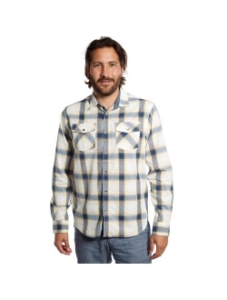 Distortion Men's Standard Fit Long Sleeve 2-Pocket Button-Down Shirt.