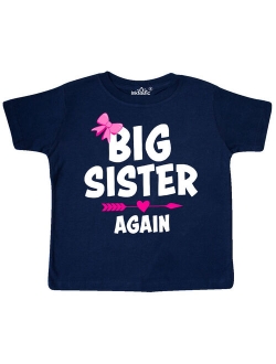 Big Sister Again with Bow and Arrow Toddler T-Shirt