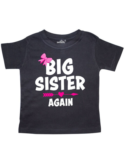 Big Sister Again with Bow and Arrow Toddler T-Shirt