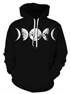 BarbedRose Men's 3D Graphic Printed Sweatshirts Hooded Top Galaxy Pattern Hoodie