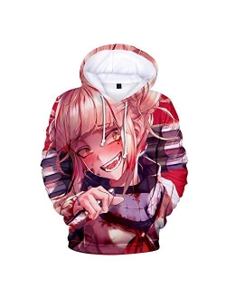 Rain Boku No Hero Academia Hoodie 3D Graphic Printed Hooded Pullover Sweatshirt