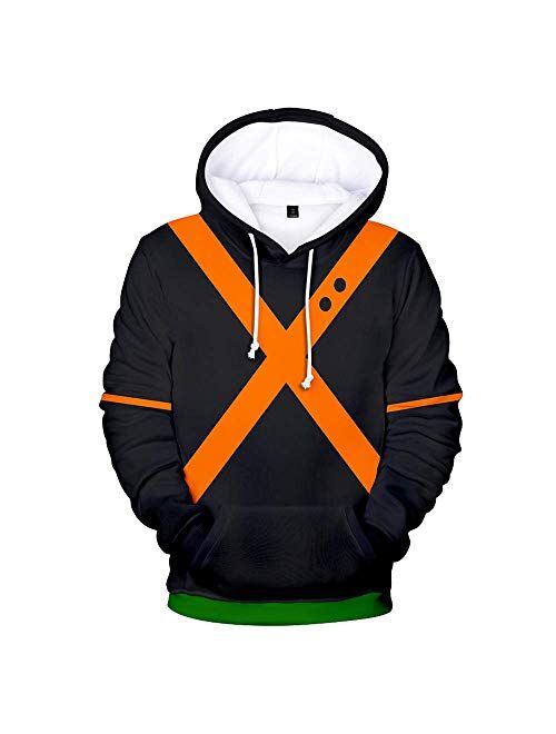 Rain Boku No Hero Academia Hoodie 3D Graphic Printed Hooded Pullover Sweatshirt