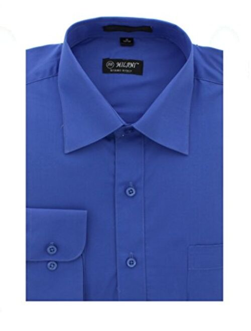 Milani Men's Dress Shirt with Convertible Cuffs