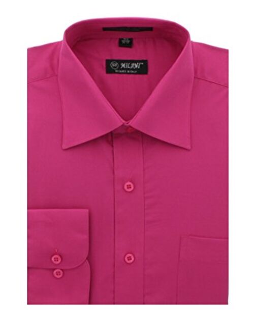 Milani Men's Dress Shirt with Convertible Cuffs