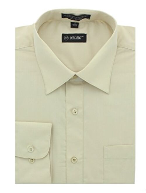 Milani Men's Dress Shirt with Convertible Cuffs