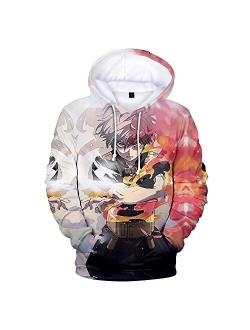 Boku No Hero Academia Hoodie 3D Graphic Printed Hooded Pullover Sweatshirt