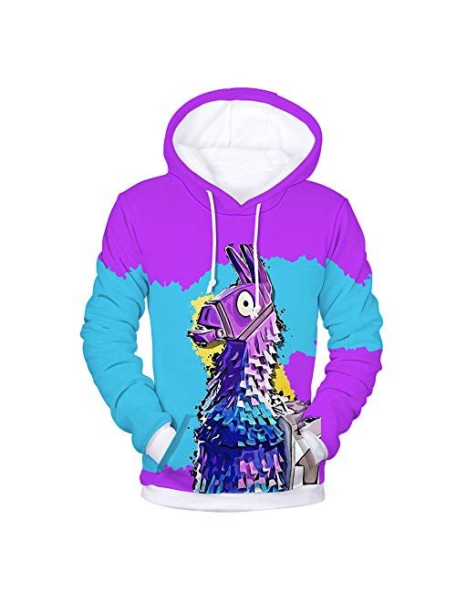 JALYCOS Unisex 3D Graphic Printed Hoodies Pullover Sweatshirts with Pockets