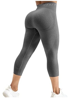 TSUTAYA Seamless Leggings High Waisted Women's Yoga Pants Workout Stretchy Vital Activewear Tummy Control Leggings