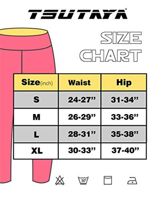 TSUTAYA Seamless Leggings High Waisted Women's Yoga Pants Workout Stretchy Vital Activewear Tummy Control Leggings