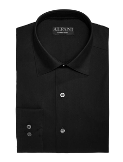 AlfaTech by Alfani Men's Solid Classic/Regular Fit Dress Shirt, Created for Macy's