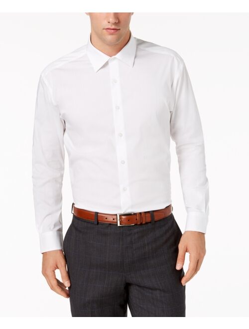 AlfaTech by Alfani Men's Solid Classic/Regular Fit Dress Shirt, Created for Macy's